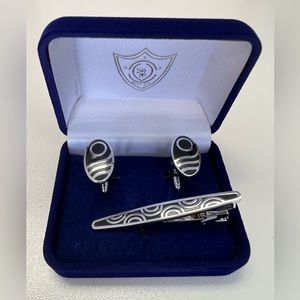 Men’s Cuff Link and Tie clip Sets